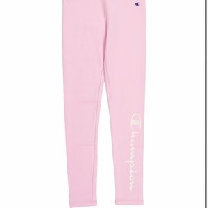 Girls Champion Pink Leggings